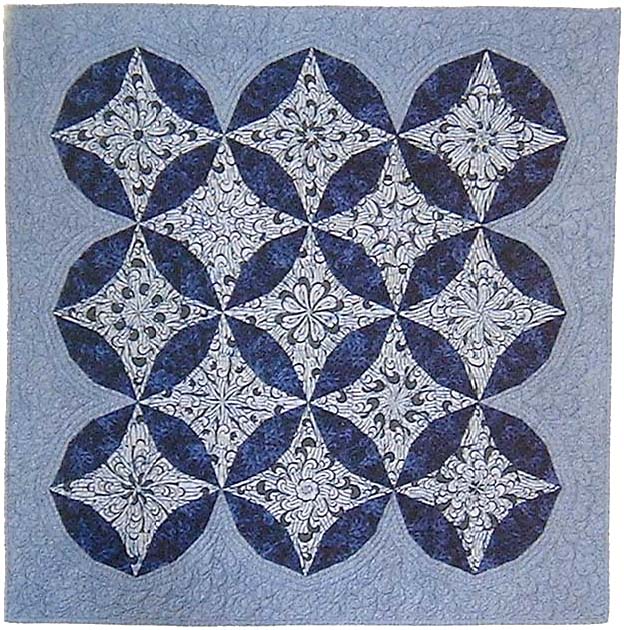 Ripples wall quilt