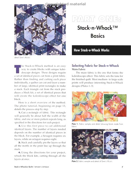 Stack-n-Whackier Quilts pg. 7